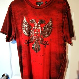 Affliction mens t shirt large euc!
